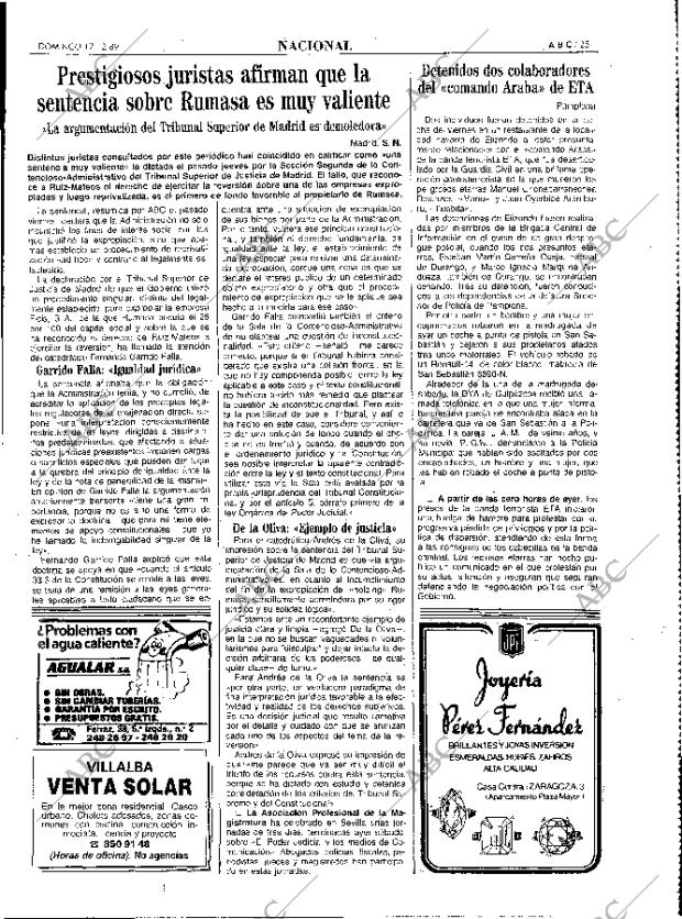 ABC MADRID 17-12-1989 página 25