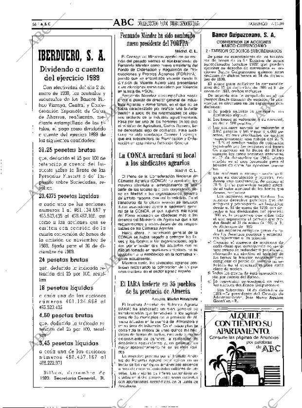 ABC MADRID 17-12-1989 página 66
