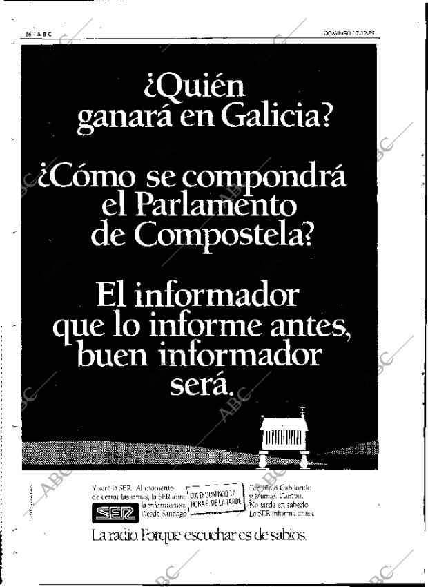 ABC MADRID 17-12-1989 página 86