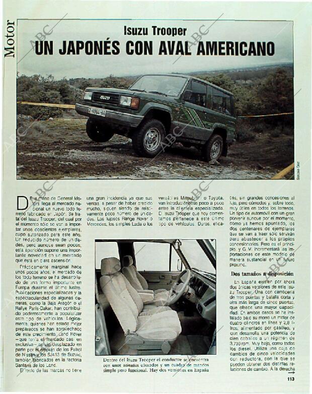 BLANCO Y NEGRO MADRID 17-12-1989 página 113