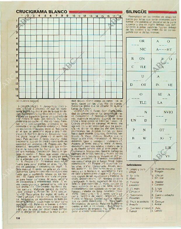 BLANCO Y NEGRO MADRID 17-12-1989 página 138