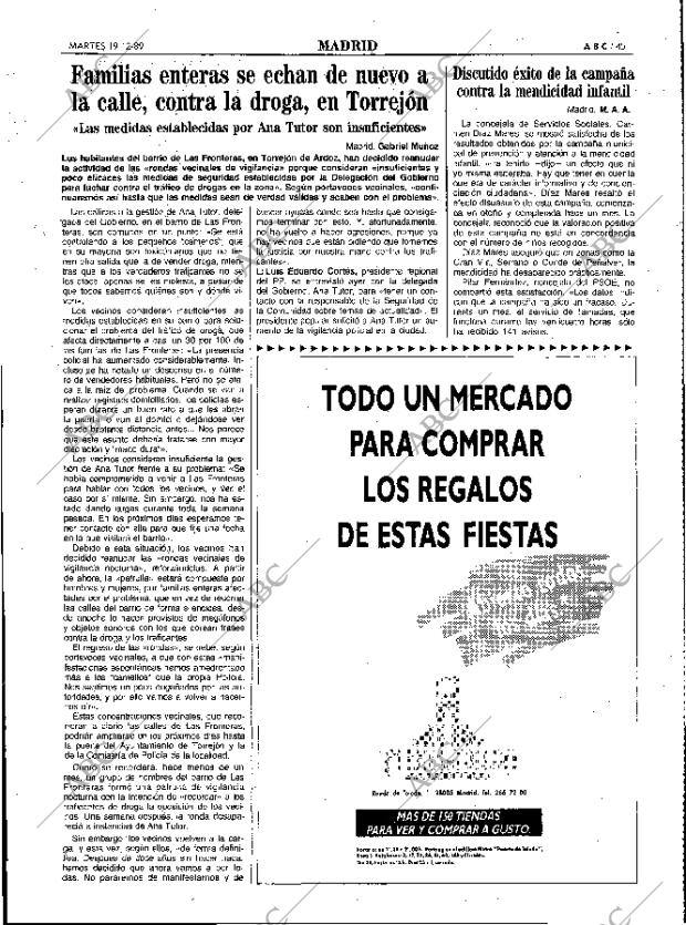 ABC MADRID 19-12-1989 página 45