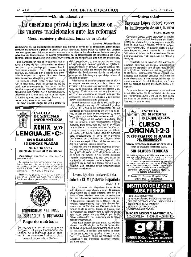 ABC MADRID 19-12-1989 página 62