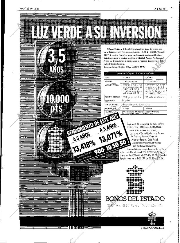ABC MADRID 19-12-1989 página 75