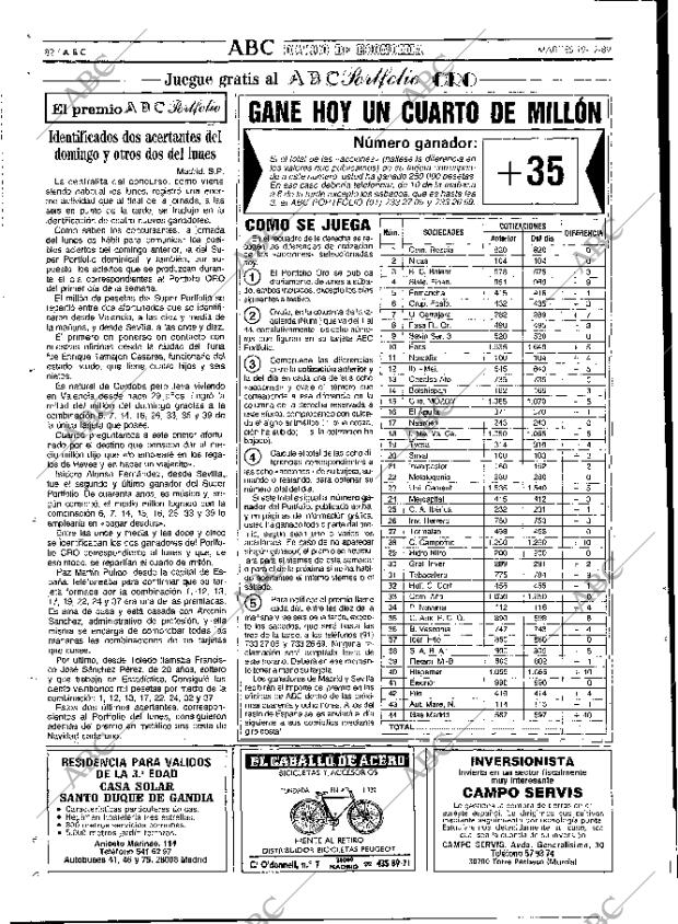 ABC MADRID 19-12-1989 página 82