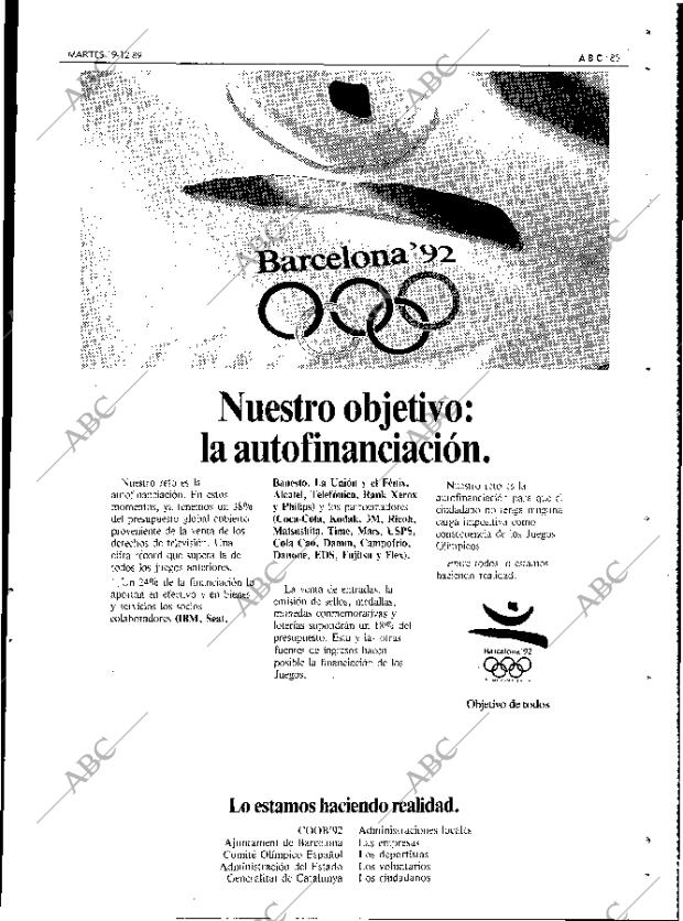 ABC MADRID 19-12-1989 página 85