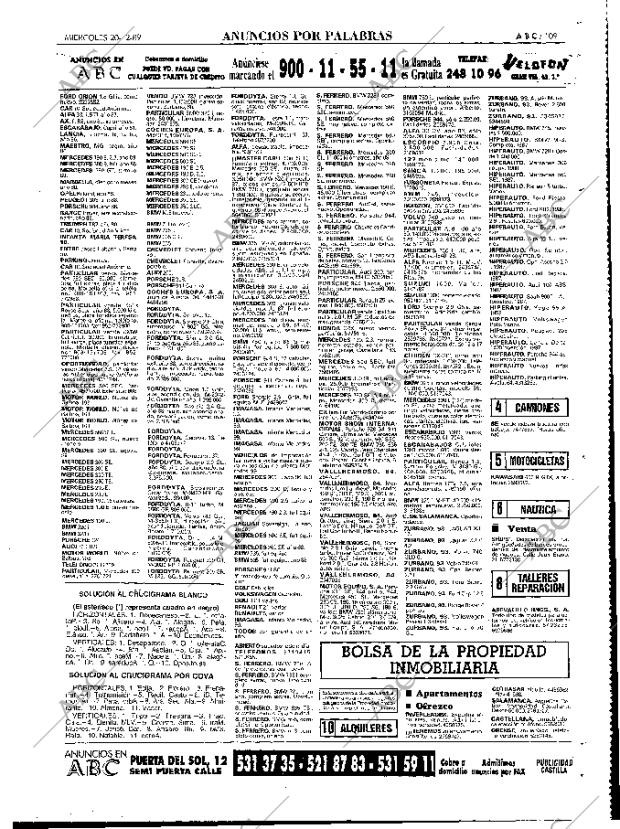 ABC MADRID 20-12-1989 página 109
