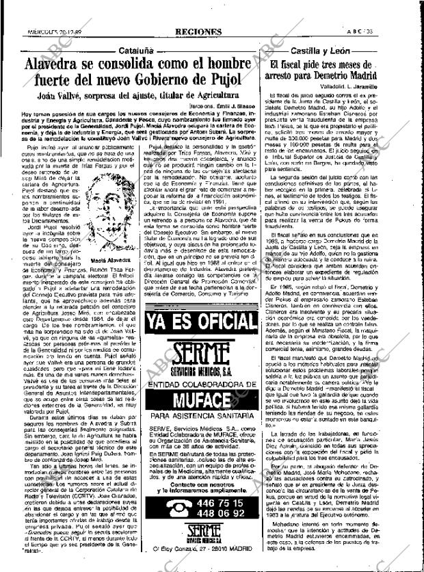 ABC MADRID 20-12-1989 página 33