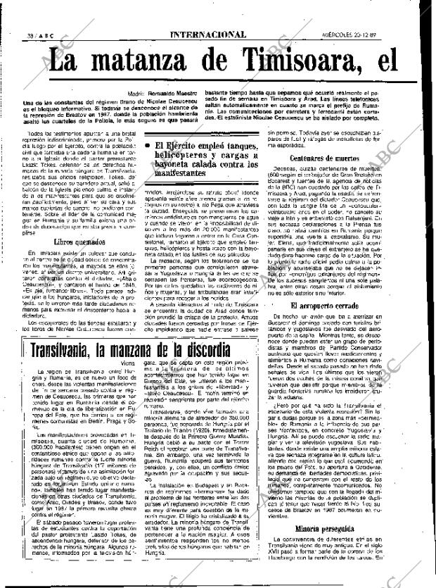 ABC MADRID 20-12-1989 página 38