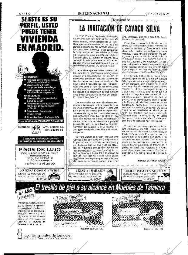 ABC MADRID 20-12-1989 página 42