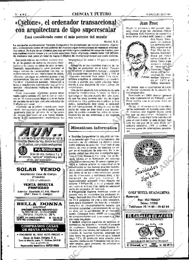 ABC MADRID 20-12-1989 página 70