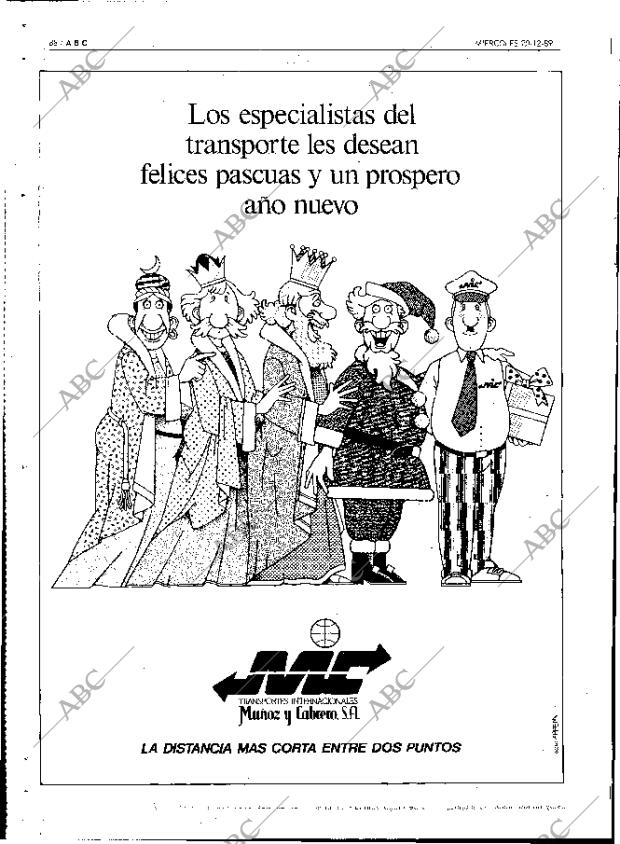 ABC MADRID 20-12-1989 página 88