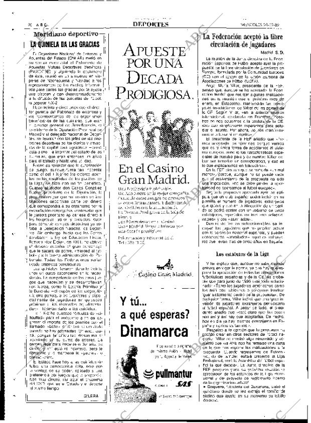 ABC MADRID 20-12-1989 página 90