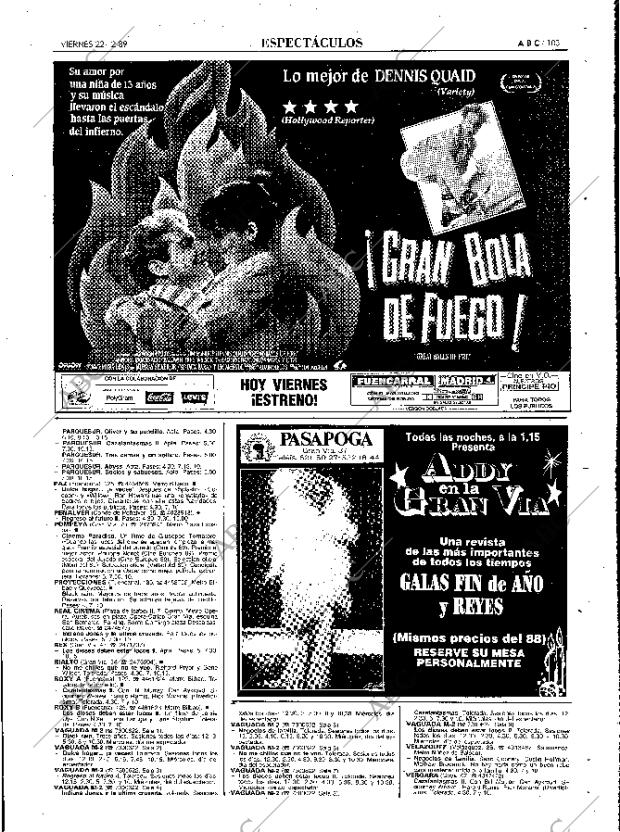 ABC MADRID 22-12-1989 página 103