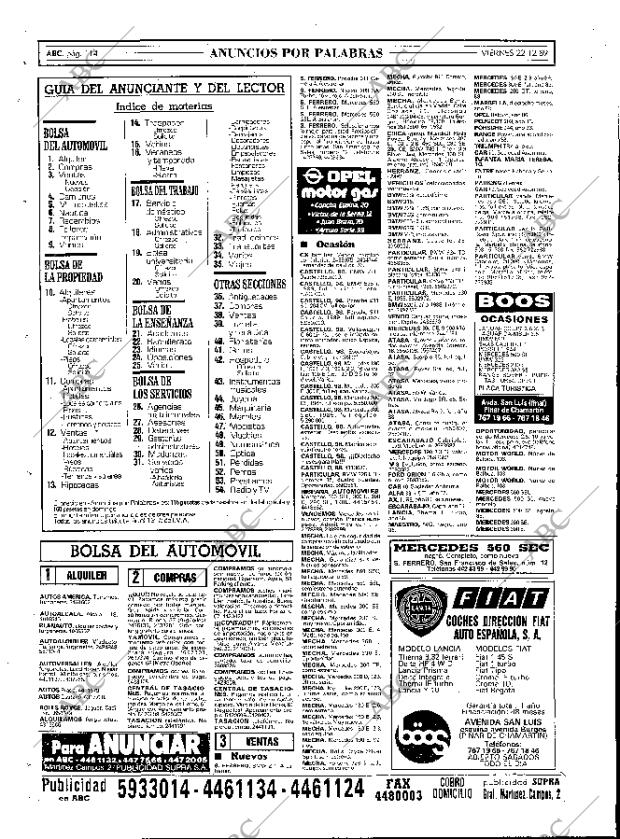 ABC MADRID 22-12-1989 página 114