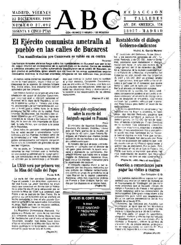 ABC MADRID 22-12-1989 página 15