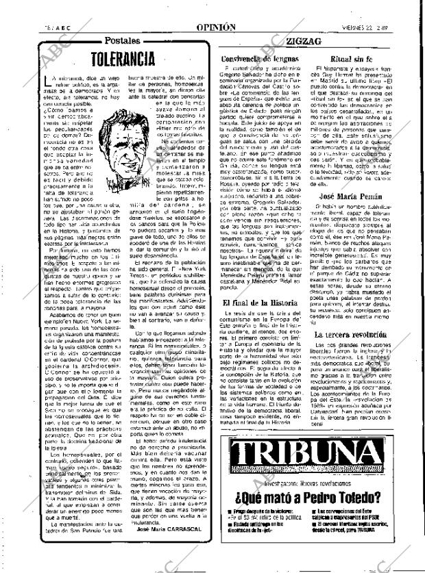 ABC MADRID 22-12-1989 página 18