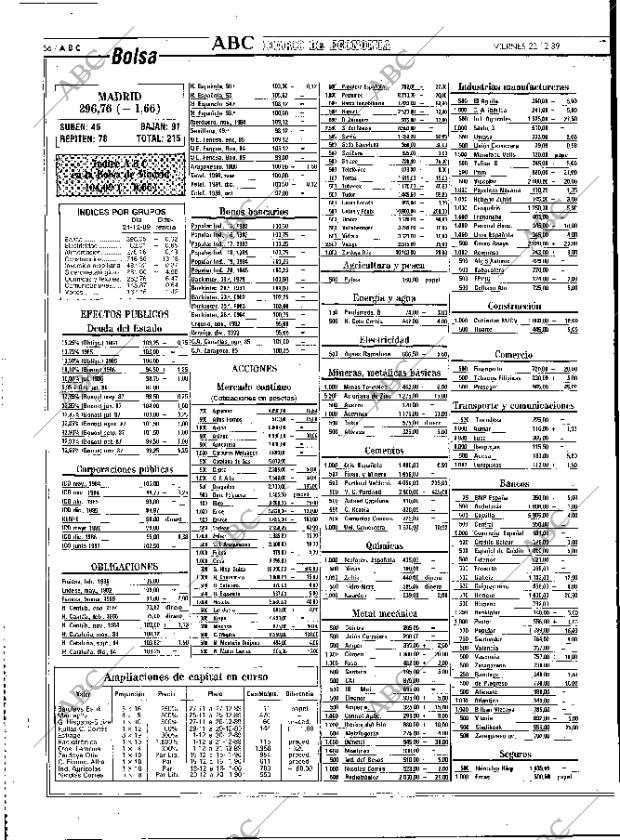 ABC MADRID 22-12-1989 página 56