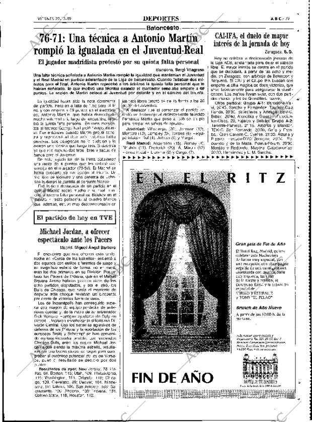 ABC MADRID 22-12-1989 página 79