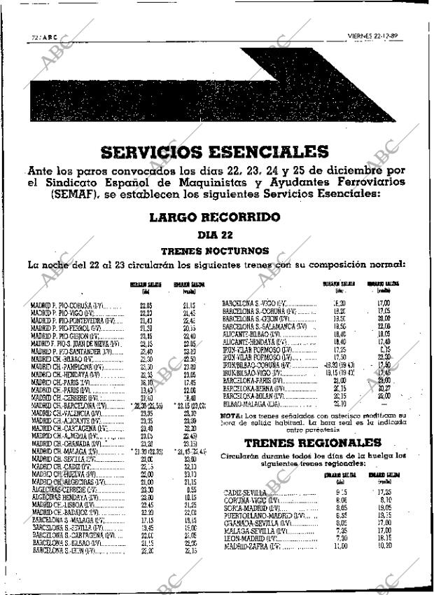 ABC SEVILLA 22-12-1989 página 72