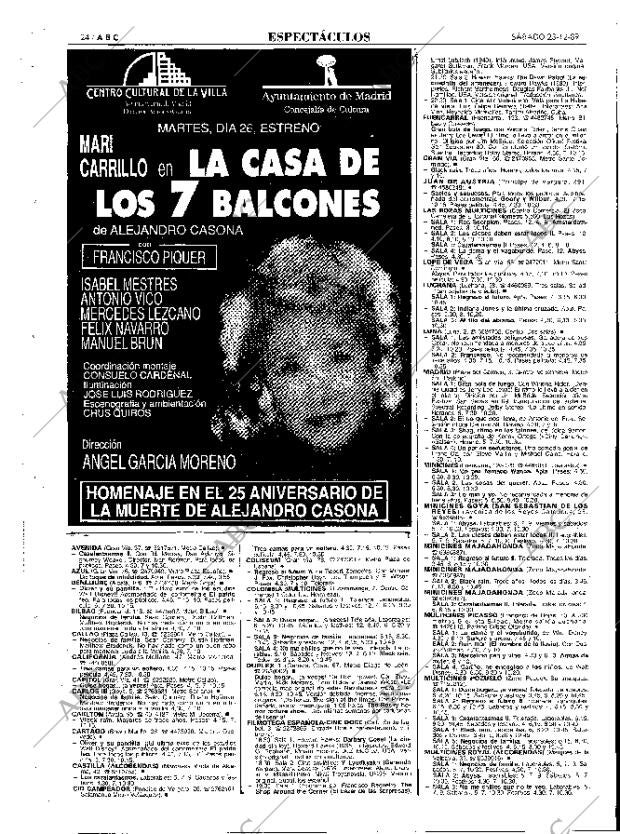 ABC MADRID 23-12-1989 página 124