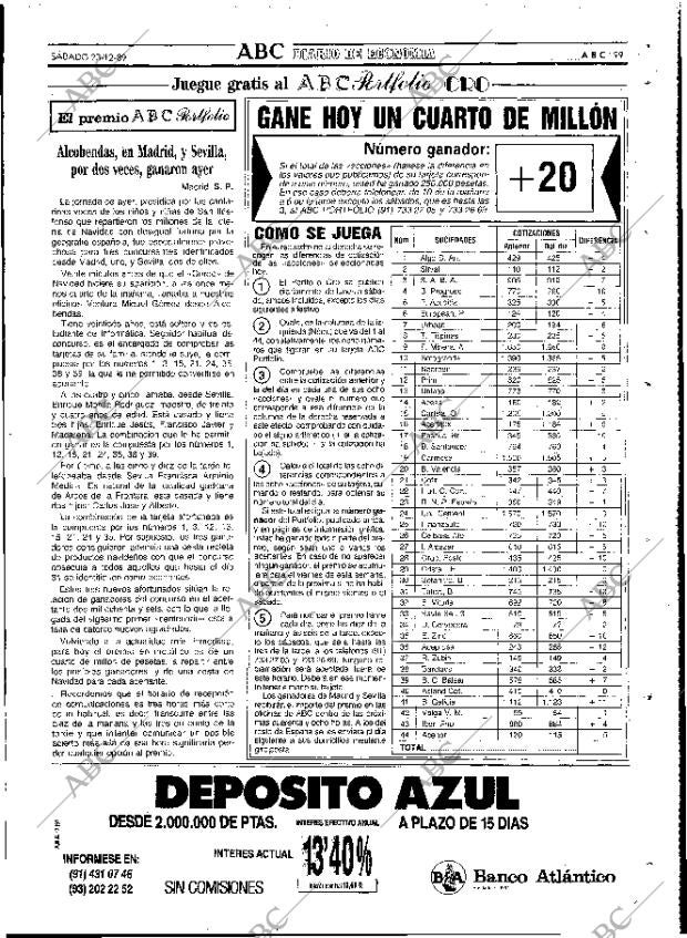 ABC MADRID 23-12-1989 página 99