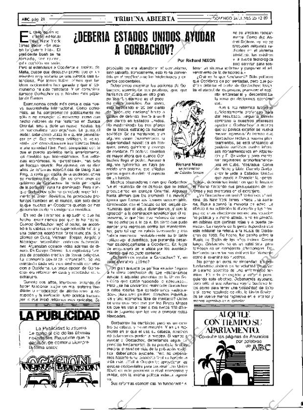 ABC MADRID 24-12-1989 página 28