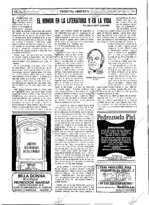 ABC MADRID 24-12-1989 página 40