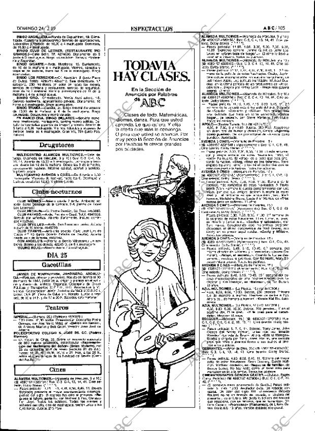 ABC SEVILLA 24-12-1989 página 105
