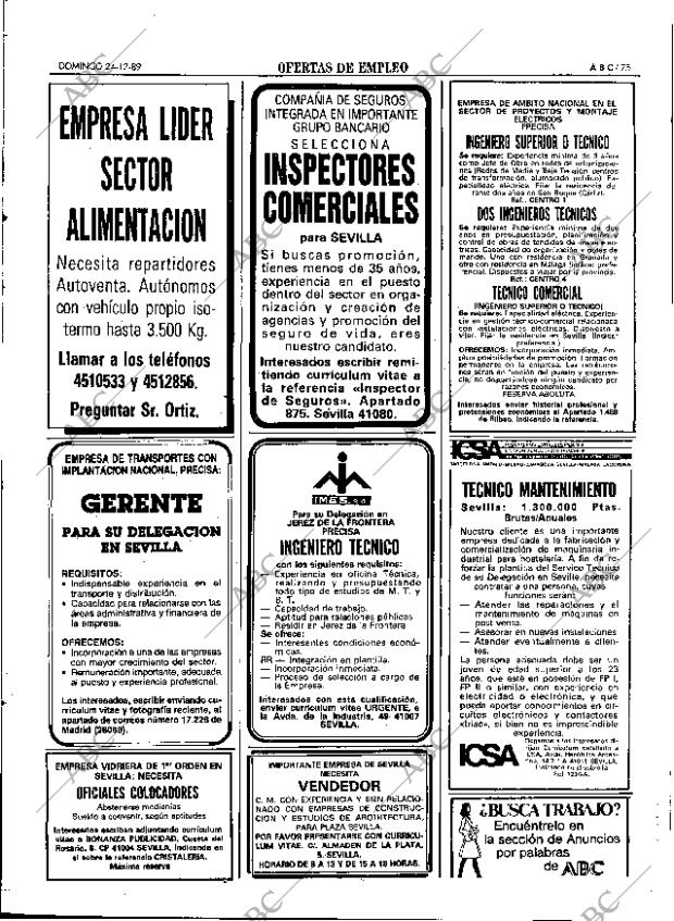 ABC SEVILLA 24-12-1989 página 75