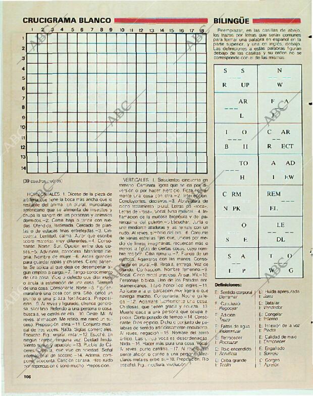 BLANCO Y NEGRO MADRID 24-12-1989 página 106
