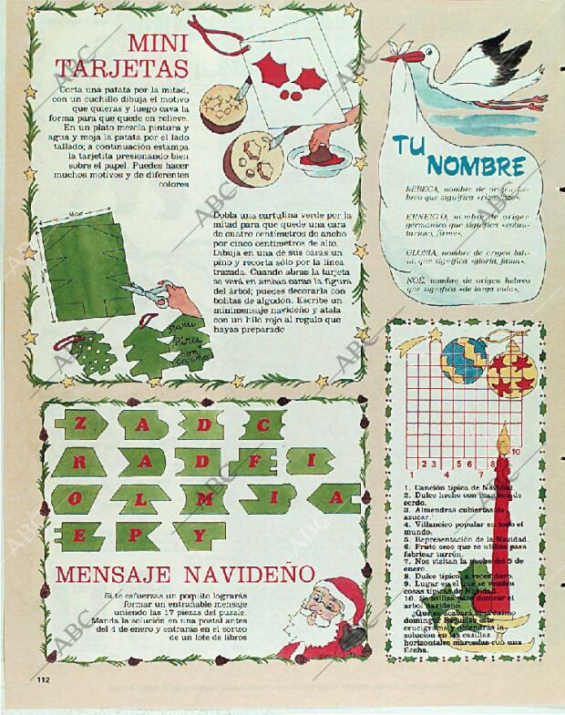 BLANCO Y NEGRO MADRID 24-12-1989 página 112