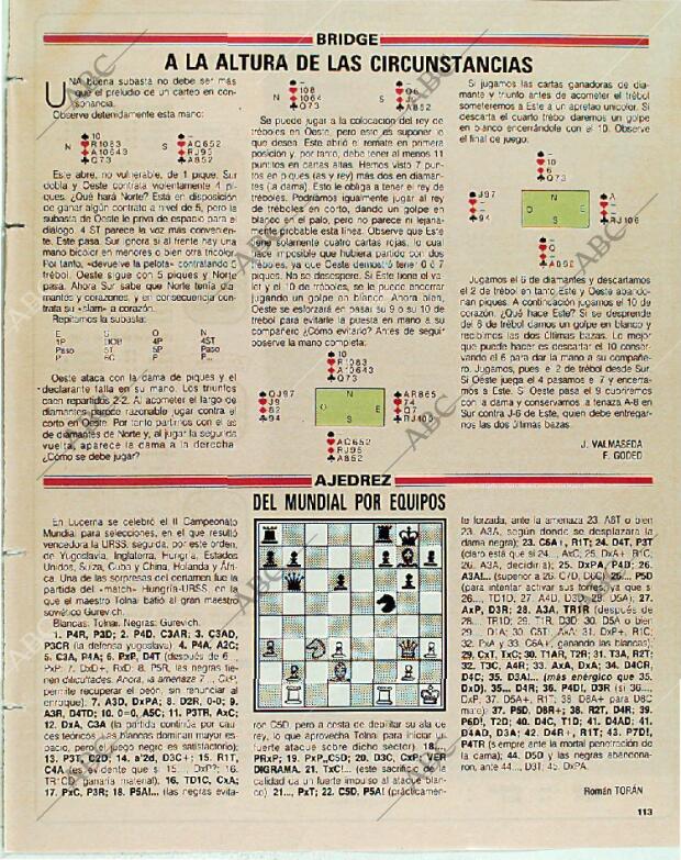 BLANCO Y NEGRO MADRID 24-12-1989 página 113