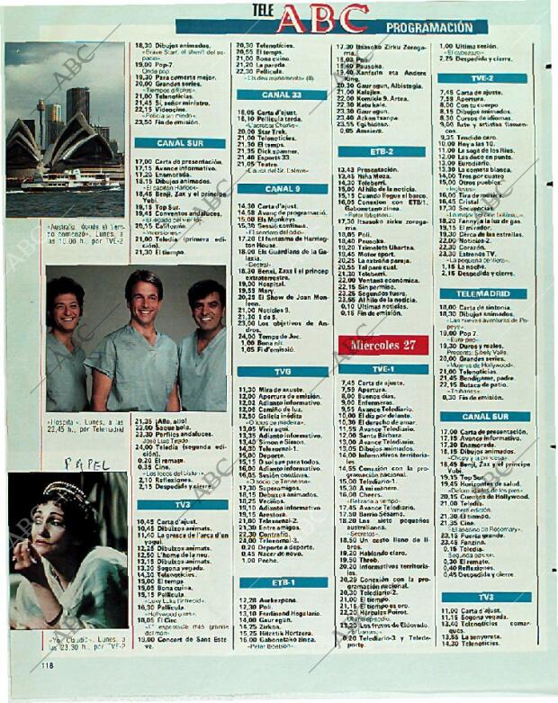 BLANCO Y NEGRO MADRID 24-12-1989 página 118