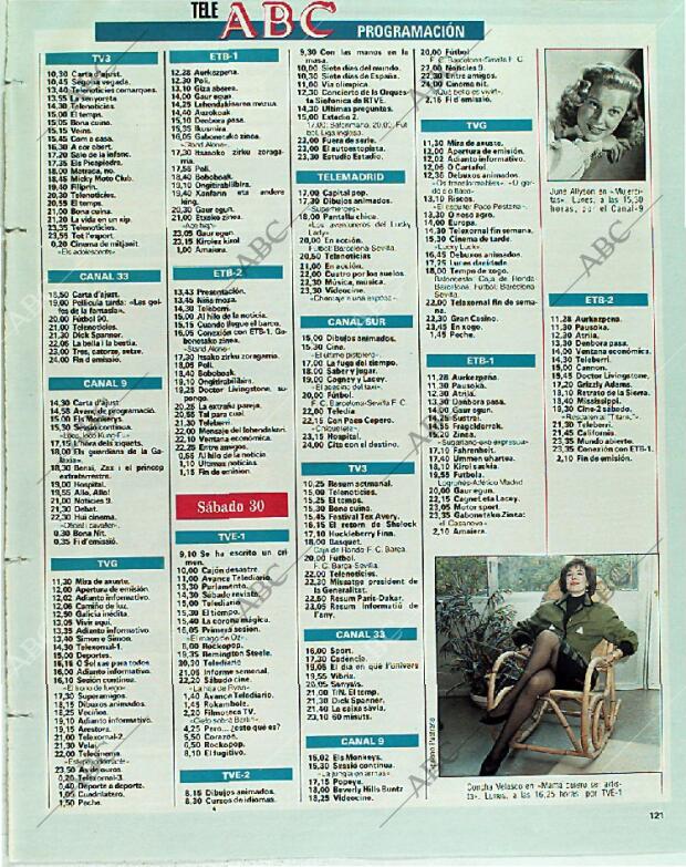 BLANCO Y NEGRO MADRID 24-12-1989 página 121