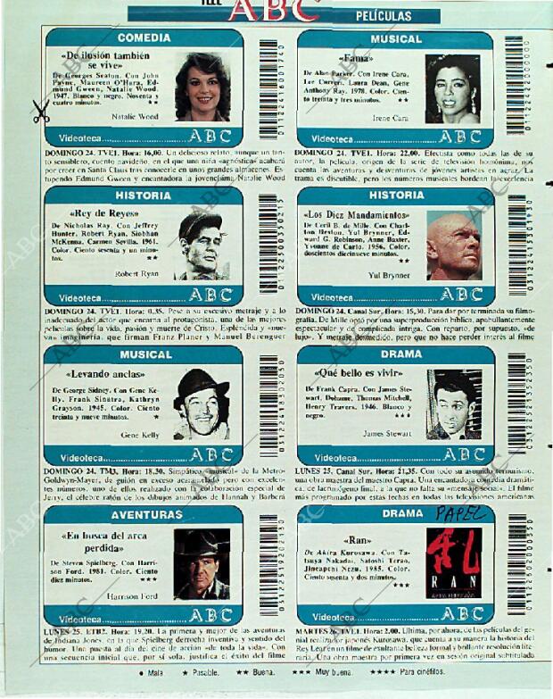 BLANCO Y NEGRO MADRID 24-12-1989 página 122