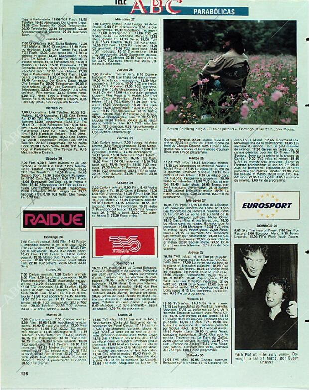 BLANCO Y NEGRO MADRID 24-12-1989 página 126