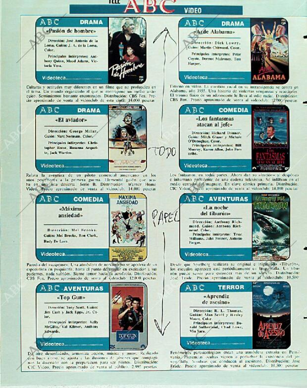 BLANCO Y NEGRO MADRID 24-12-1989 página 128