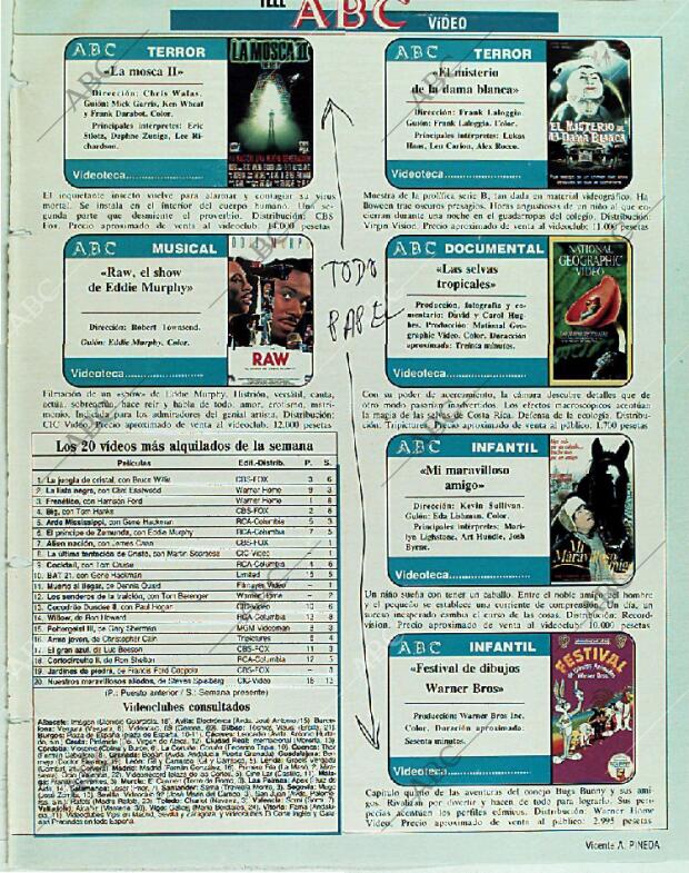 BLANCO Y NEGRO MADRID 24-12-1989 página 129