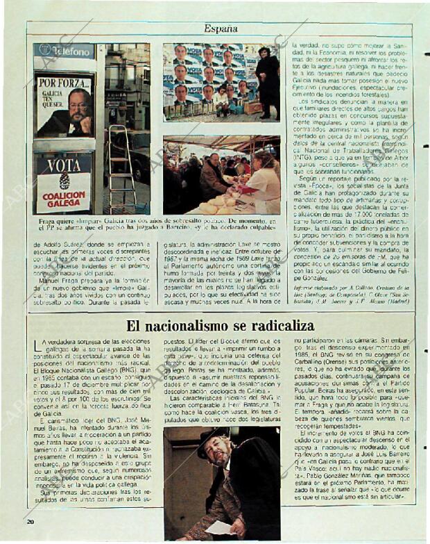BLANCO Y NEGRO MADRID 24-12-1989 página 20