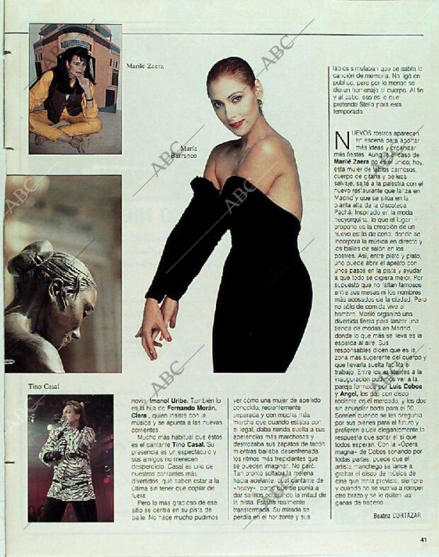 BLANCO Y NEGRO MADRID 24-12-1989 página 41