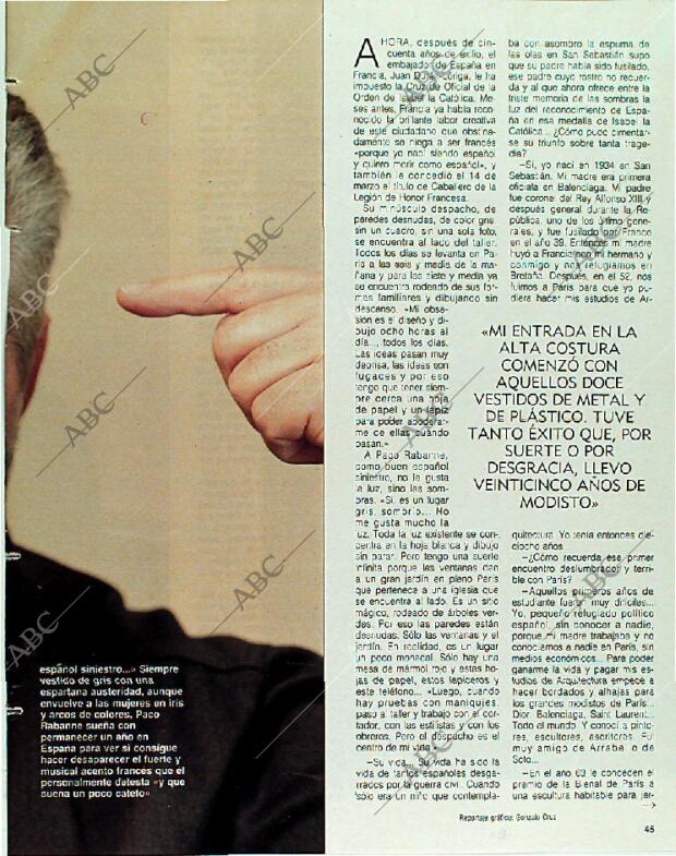 BLANCO Y NEGRO MADRID 24-12-1989 página 45