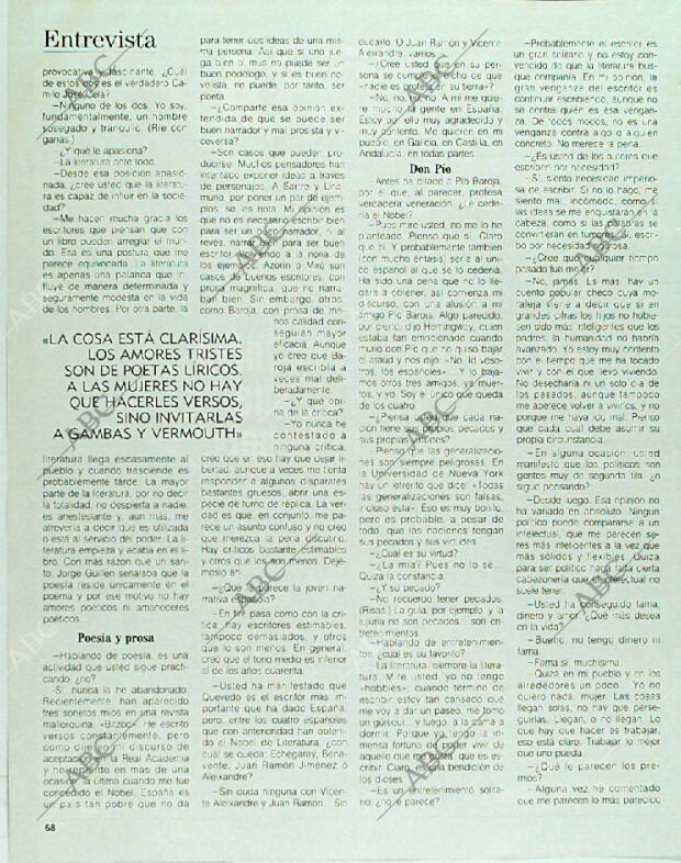 BLANCO Y NEGRO MADRID 24-12-1989 página 68