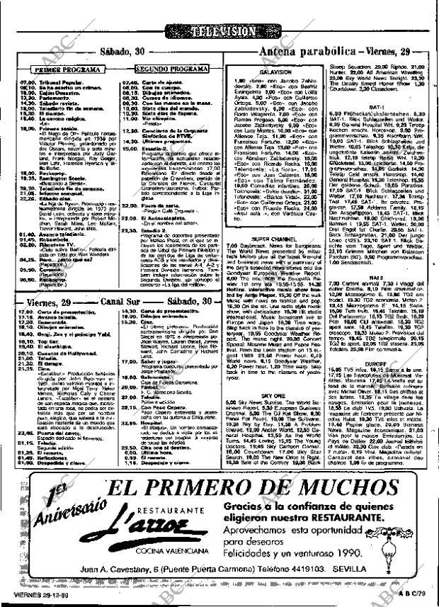 ABC SEVILLA 29-12-1989 página 79