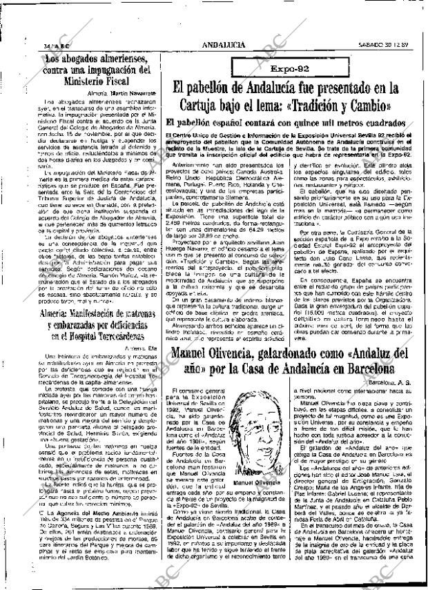 ABC SEVILLA 30-12-1989 página 34