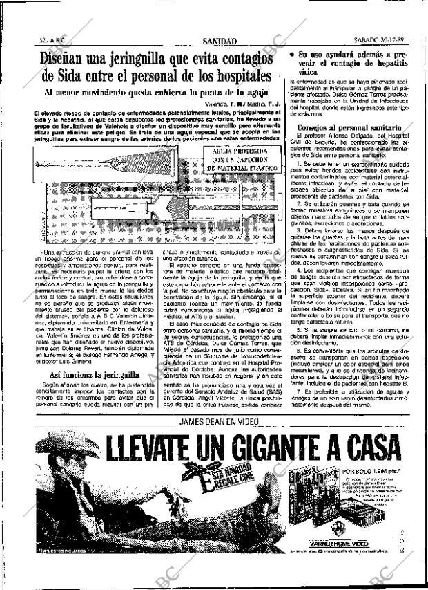 ABC SEVILLA 30-12-1989 página 52