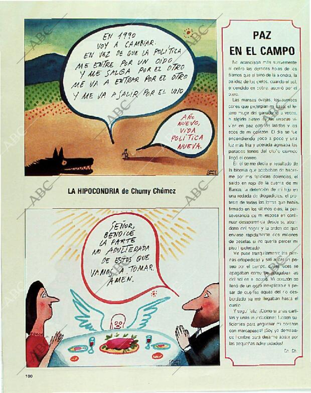 BLANCO Y NEGRO MADRID 31-12-1989 página 100