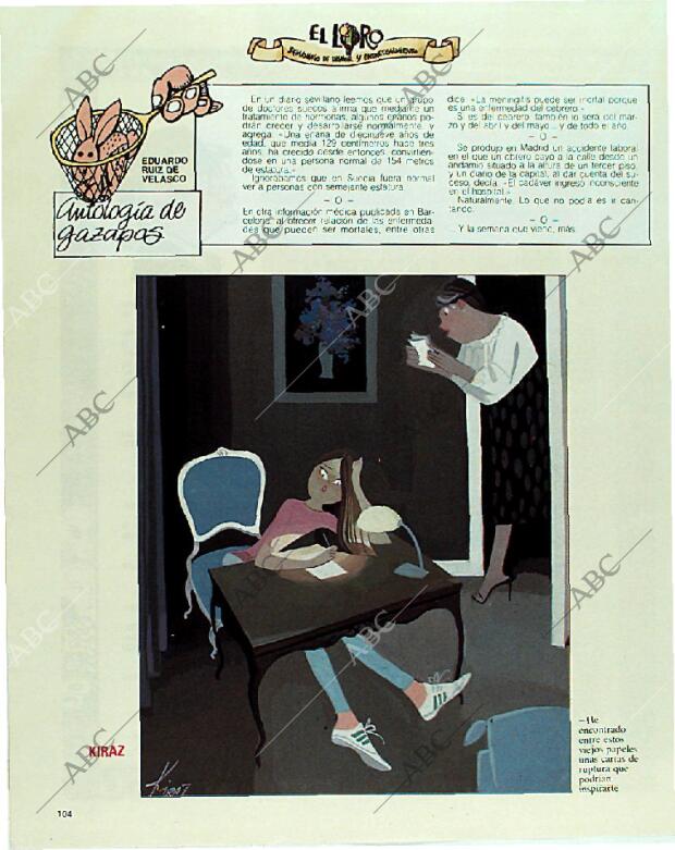 BLANCO Y NEGRO MADRID 31-12-1989 página 104