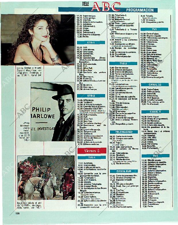 BLANCO Y NEGRO MADRID 31-12-1989 página 120