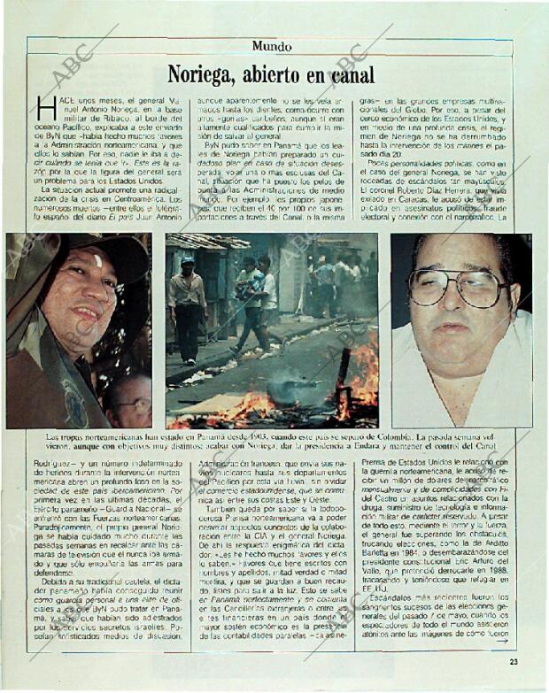 BLANCO Y NEGRO MADRID 31-12-1989 página 23